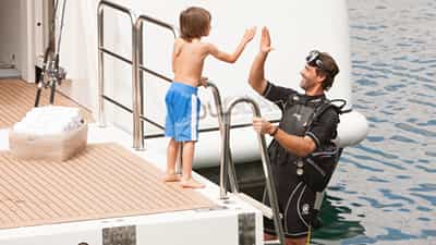 Diving