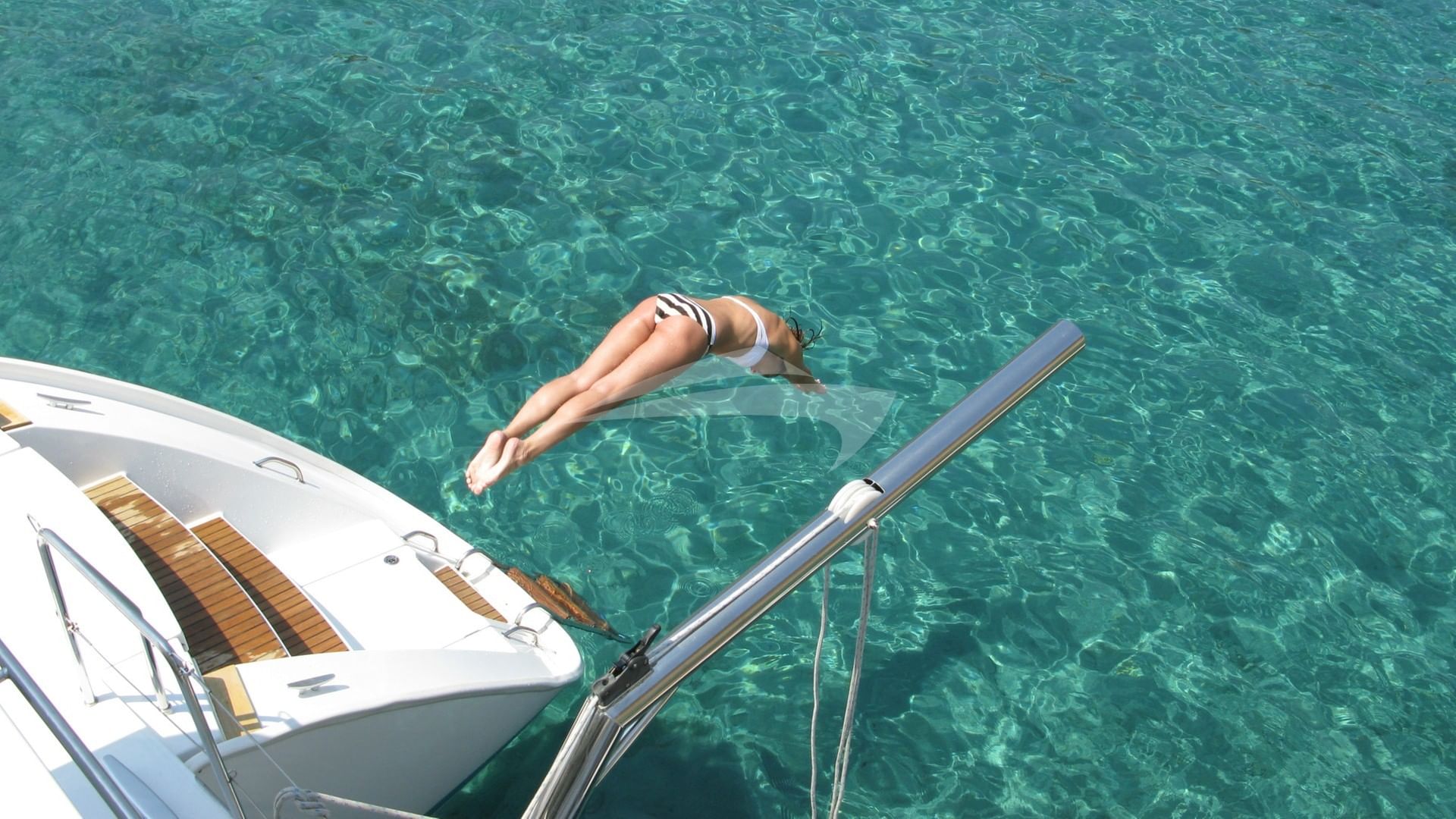 Diving from Swim Platform