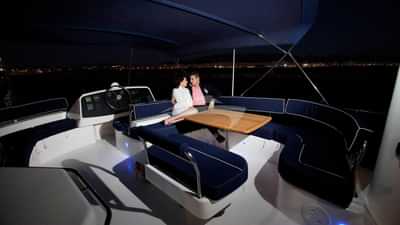 Deck Seating at Night