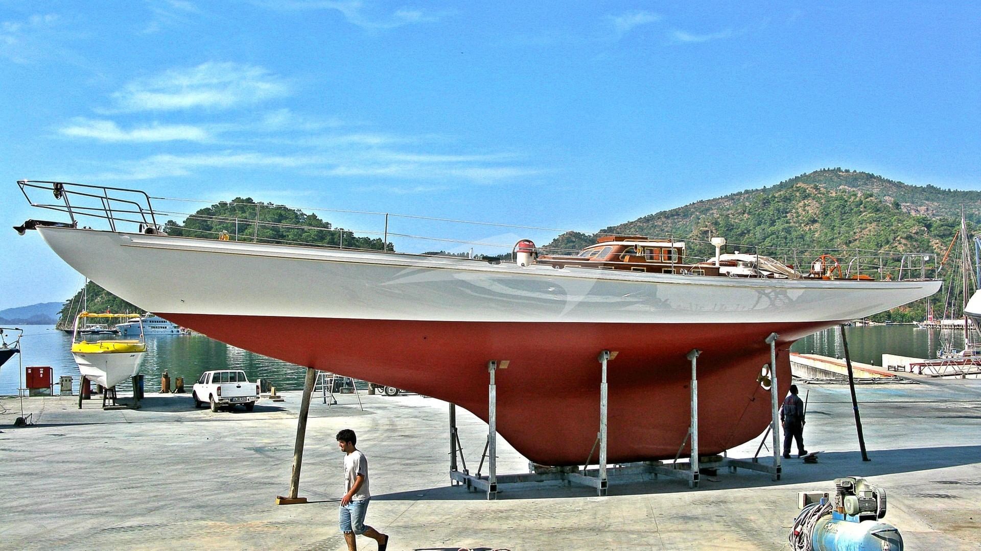 After refit in Turkey
