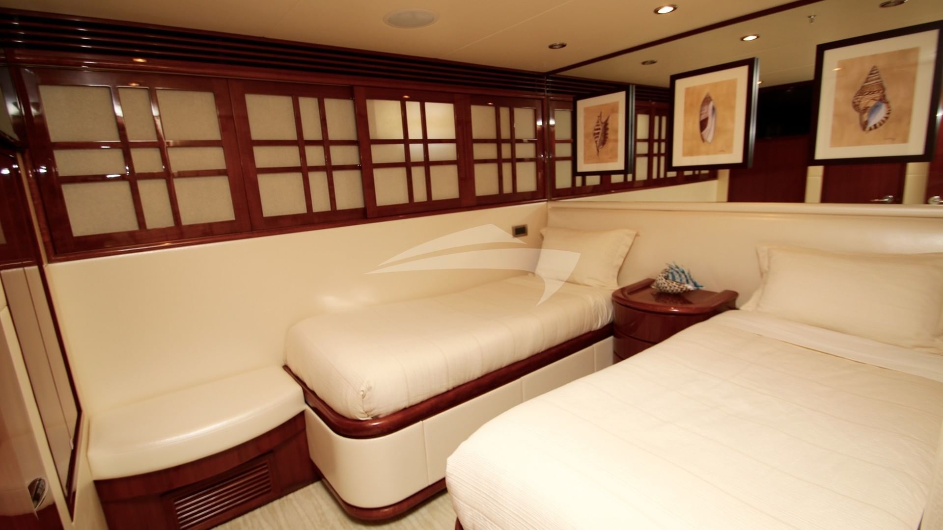 (2) Identical Convertible Twin to Queen Staterooms