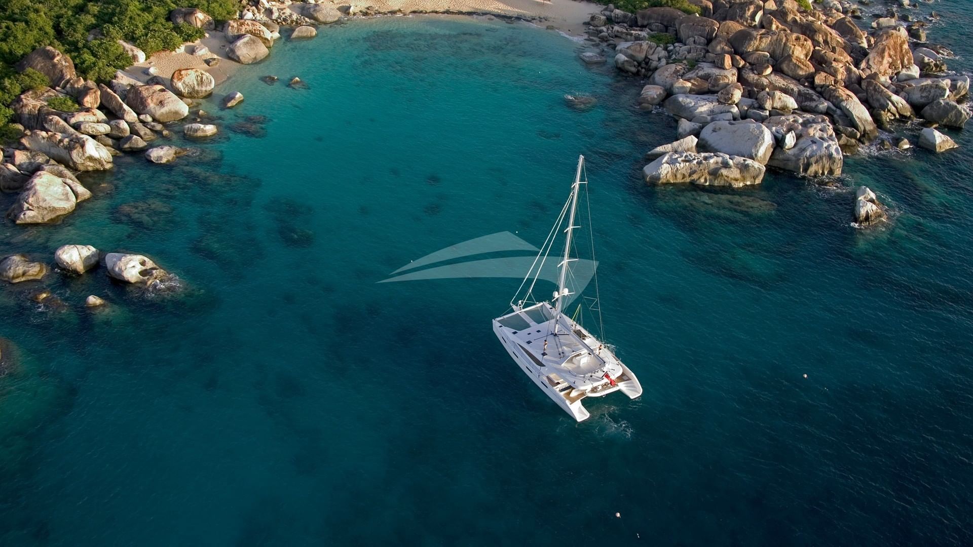 Anchored in Devils Bay, Virgin Gorda