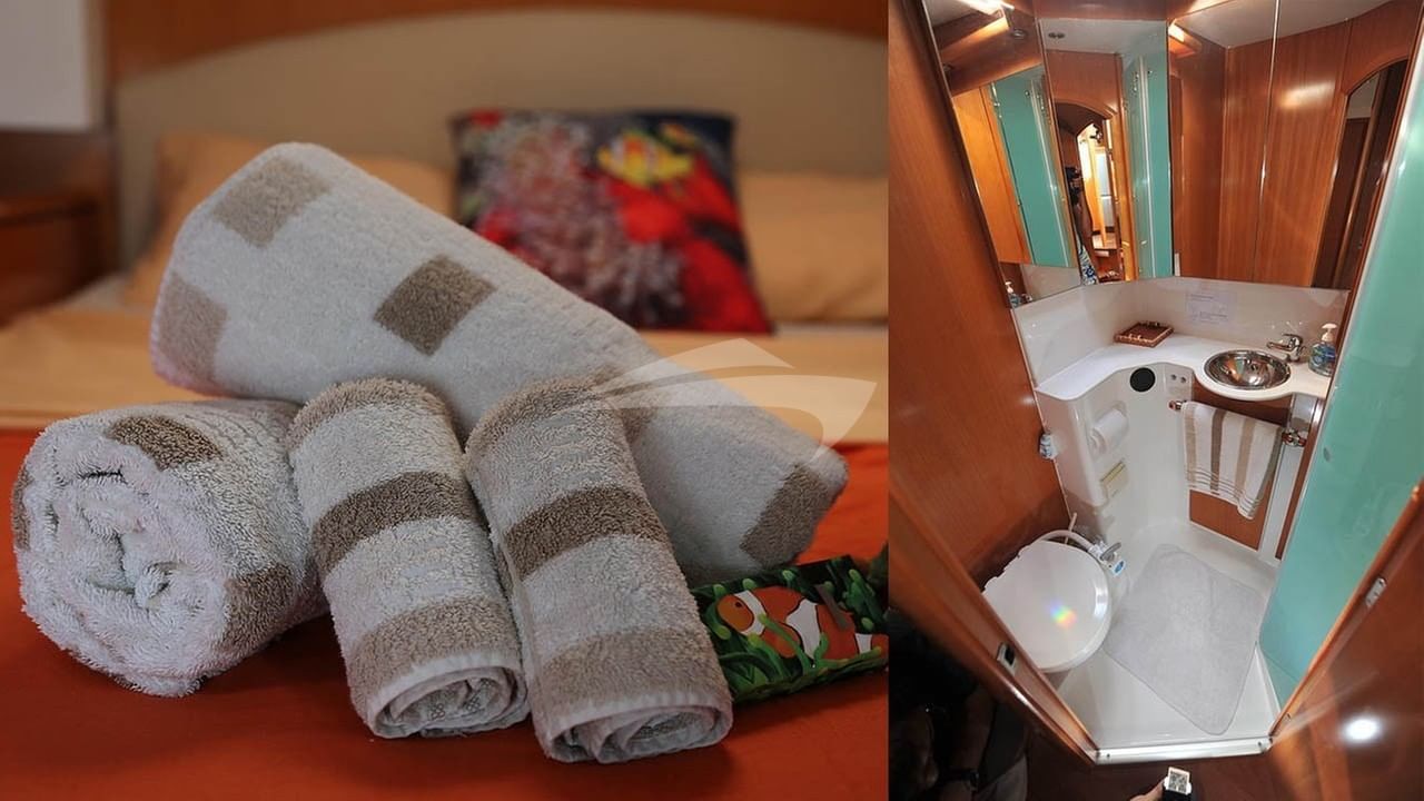 Detail of guest suite and a guest head