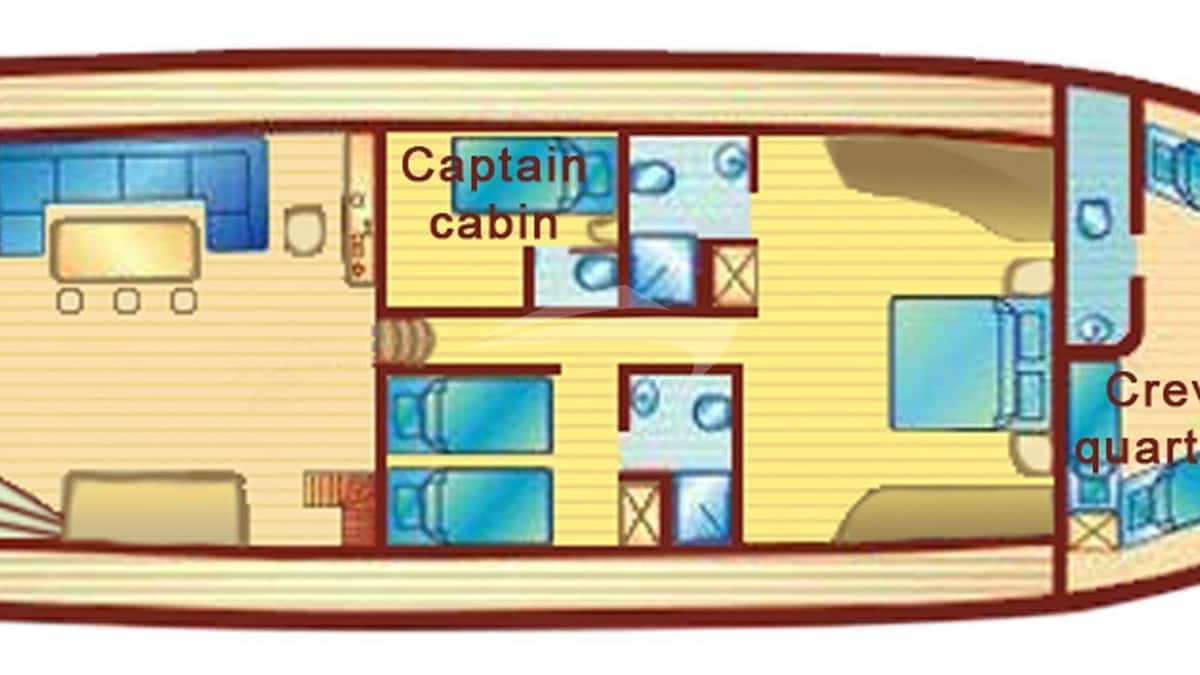 CAPRICORN 1 deck layout