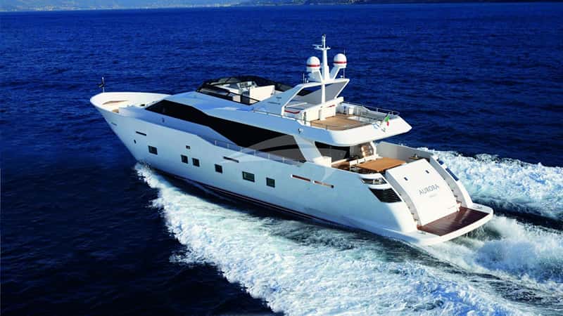 AURORA 31m motor yacht charter