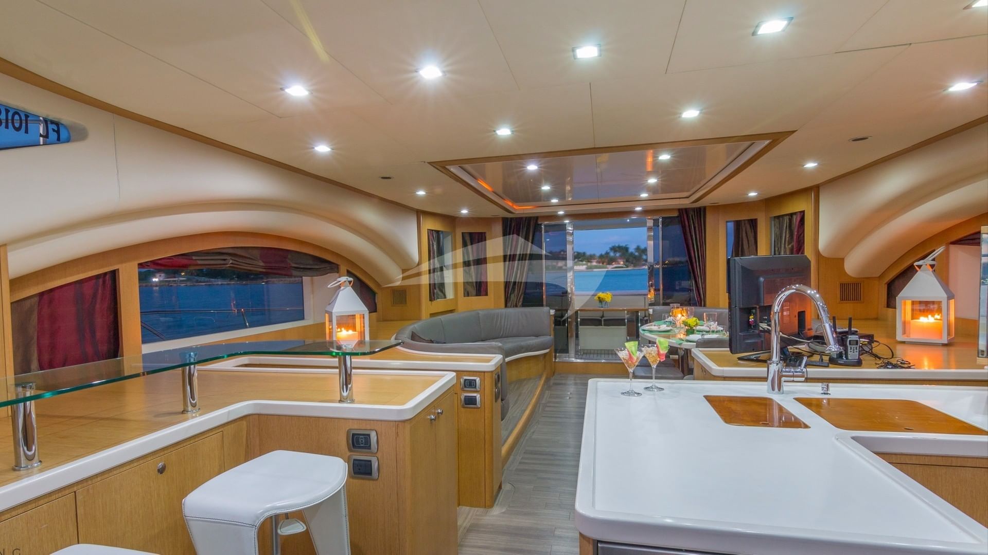 Interior (Galley & Salon)