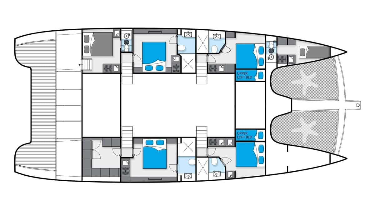 BLUE DEER deck layout