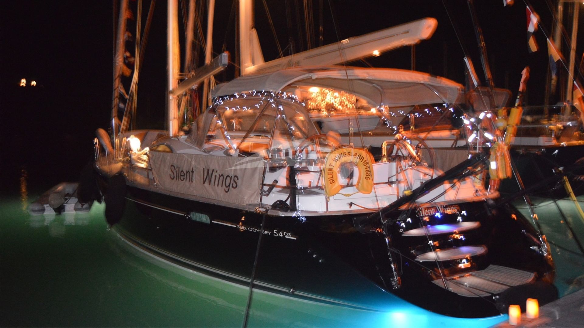 Silent Wings all Lit Up!