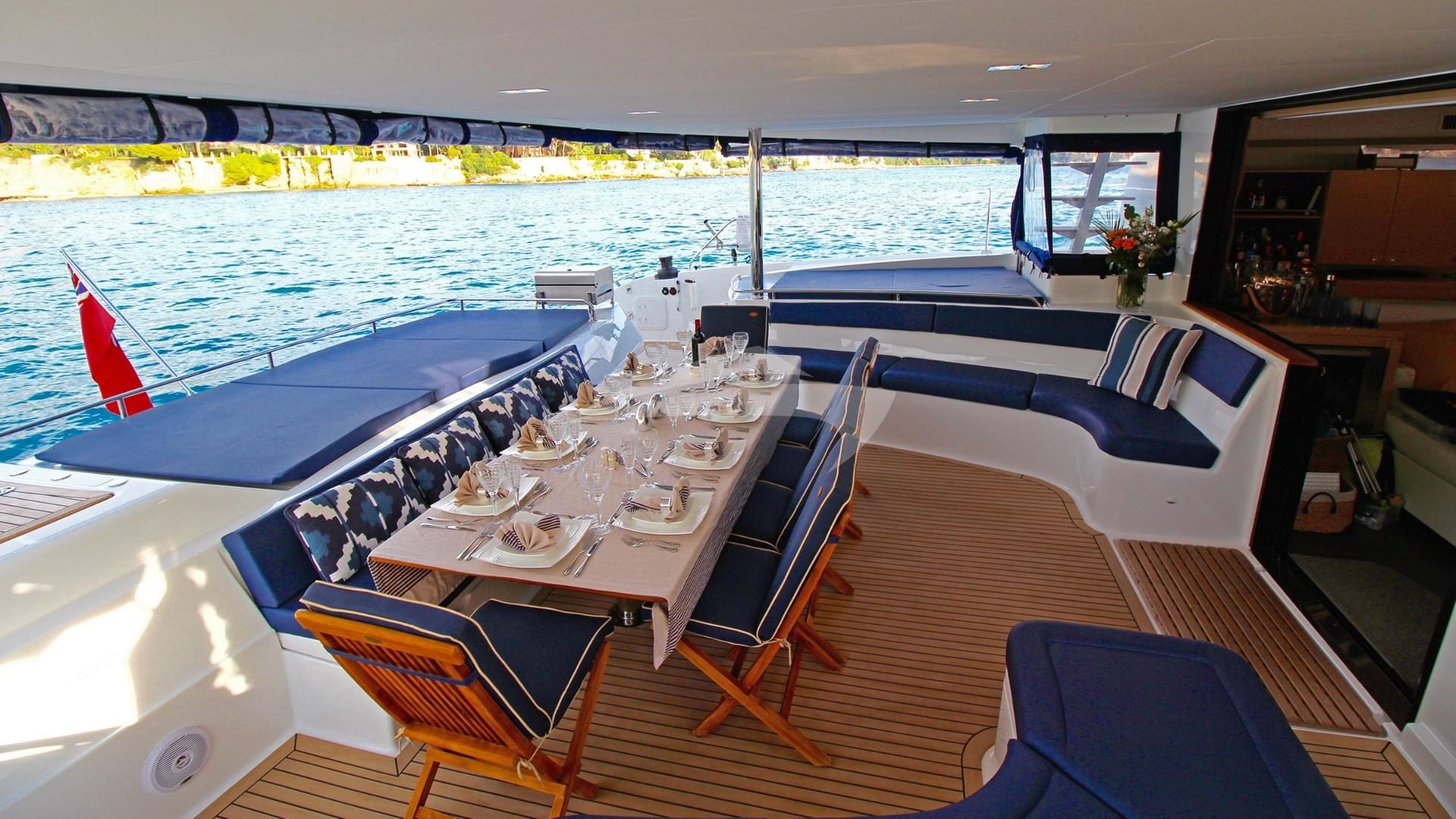 Spacious Aft Deck