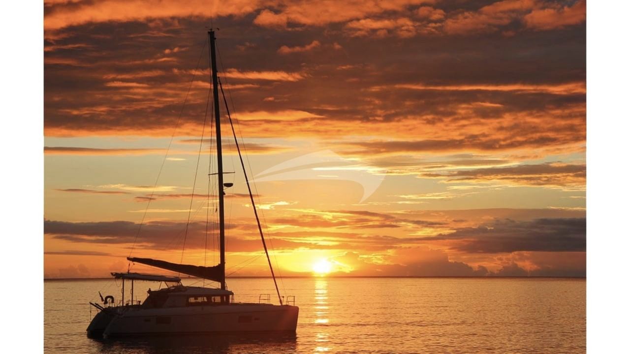 The end of a day of fun and sailing