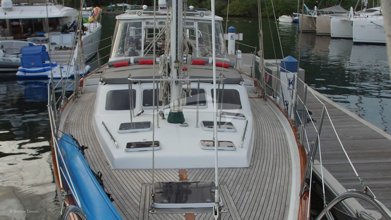 Come Sail Away from her bow pulpit