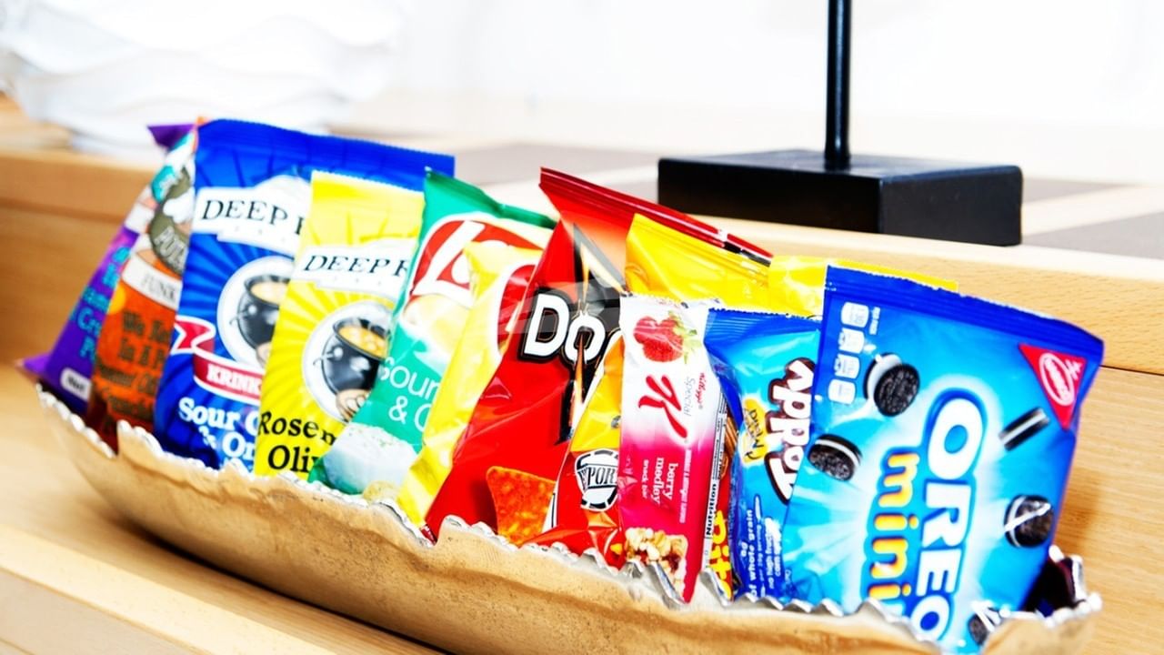 Snacks in each guest cabin
