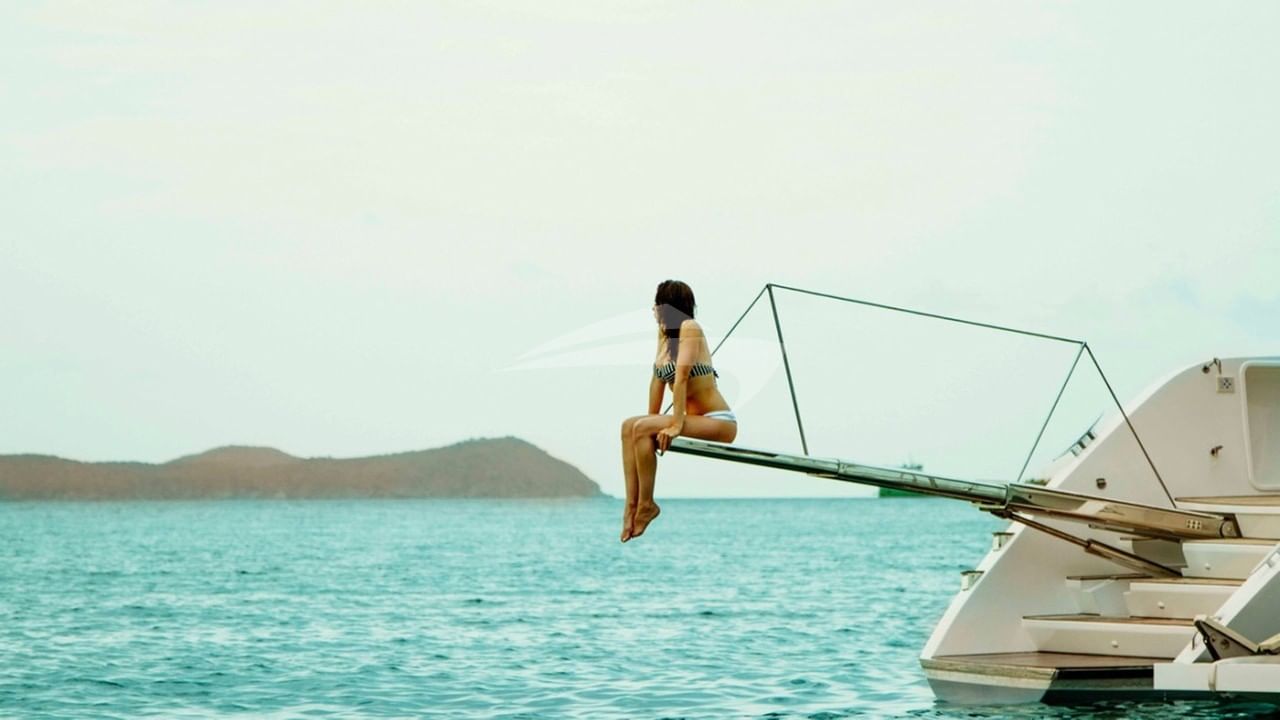 Hanging out on the gangway