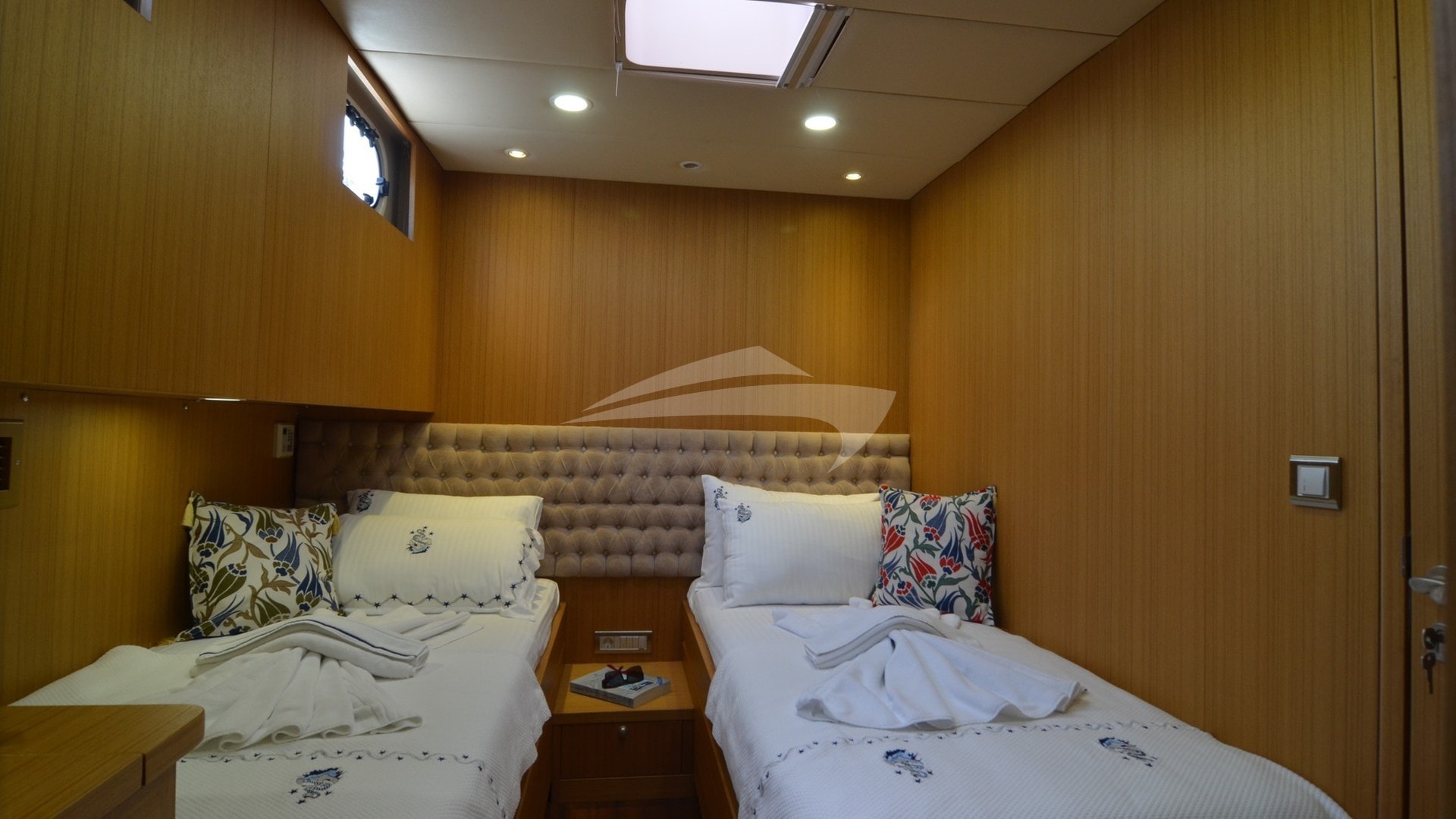 One of two cabins that can be a double or a twin.