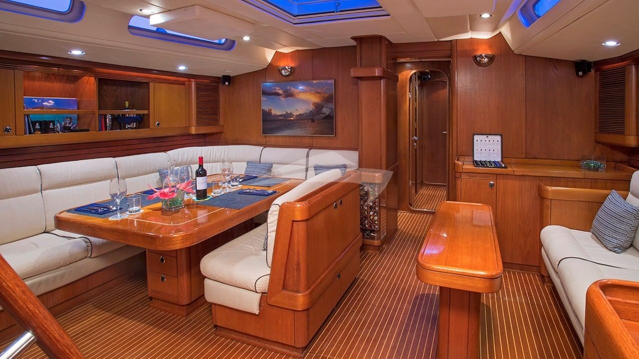 Simple Harmony's elegant saloon