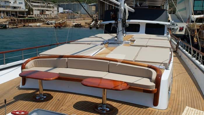 OGUZBEY 32m sailing yacht charter, photo 5