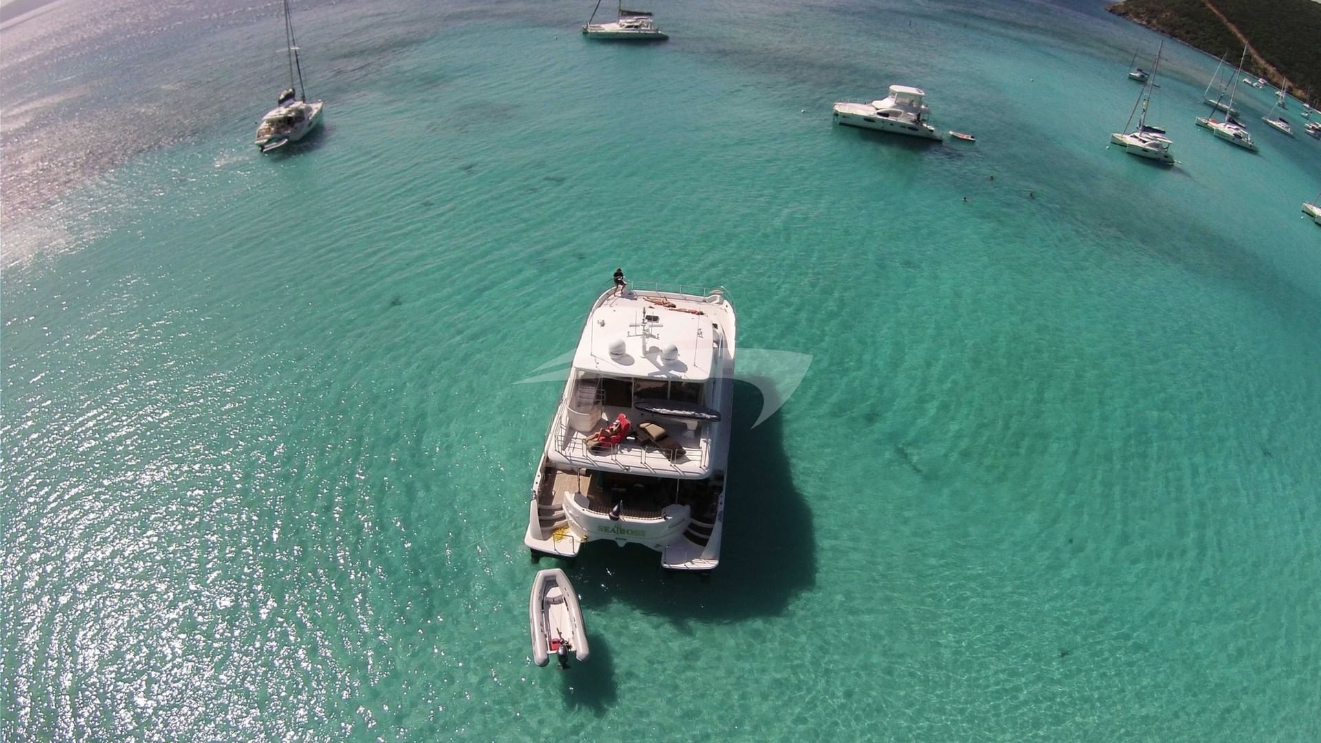 Aerial view of Sea Boss