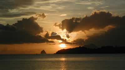 Enjoy sunsets on Harmony