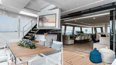 Aft Deck and Saloon