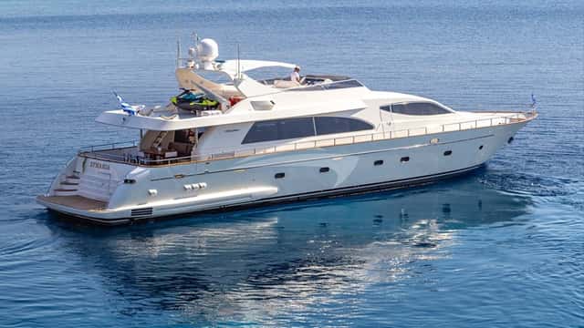EFMARIA 26m motor yacht for charter