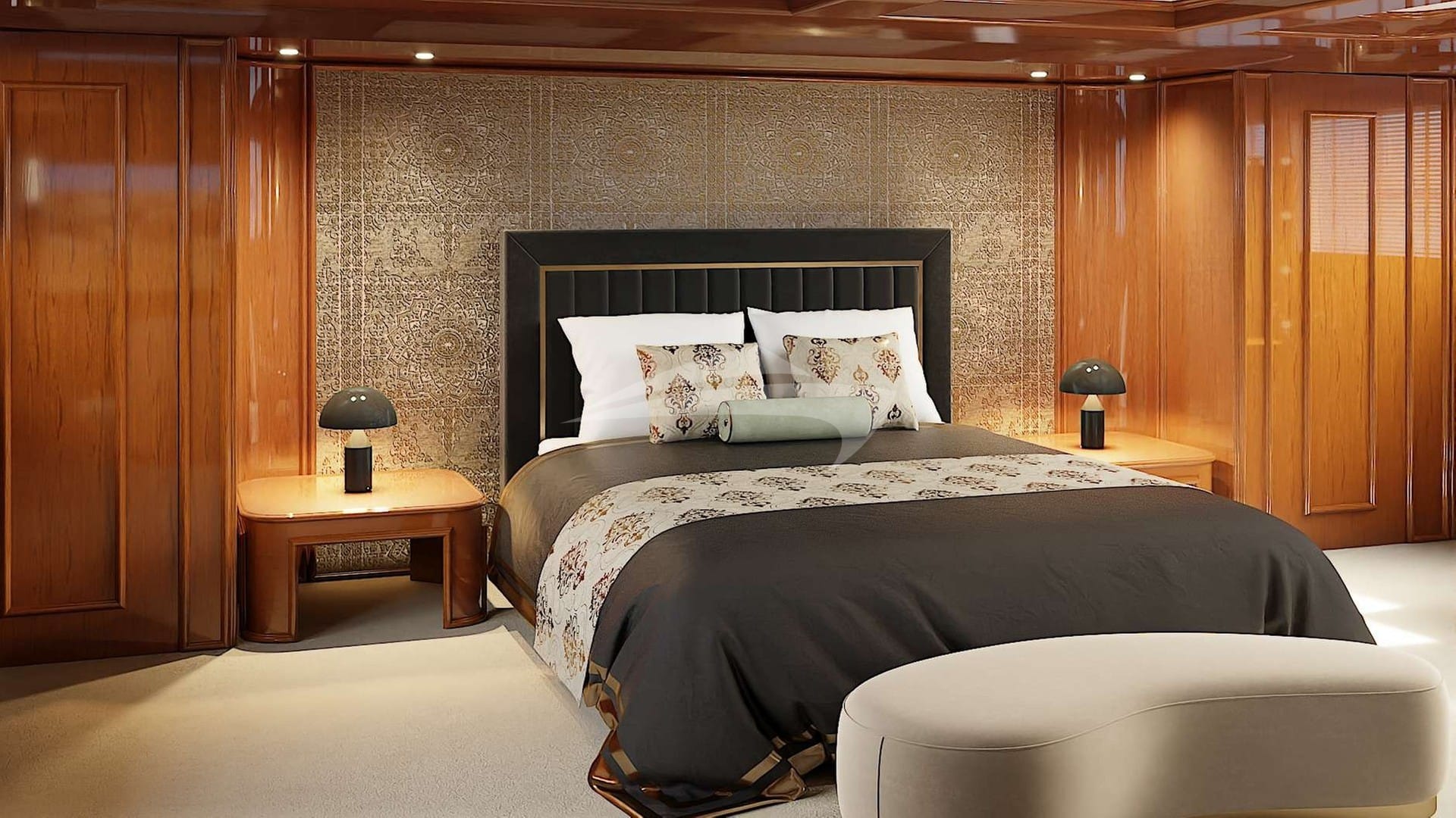 The Master features a Superking size bed, two closets, two seating areas and a dressing table