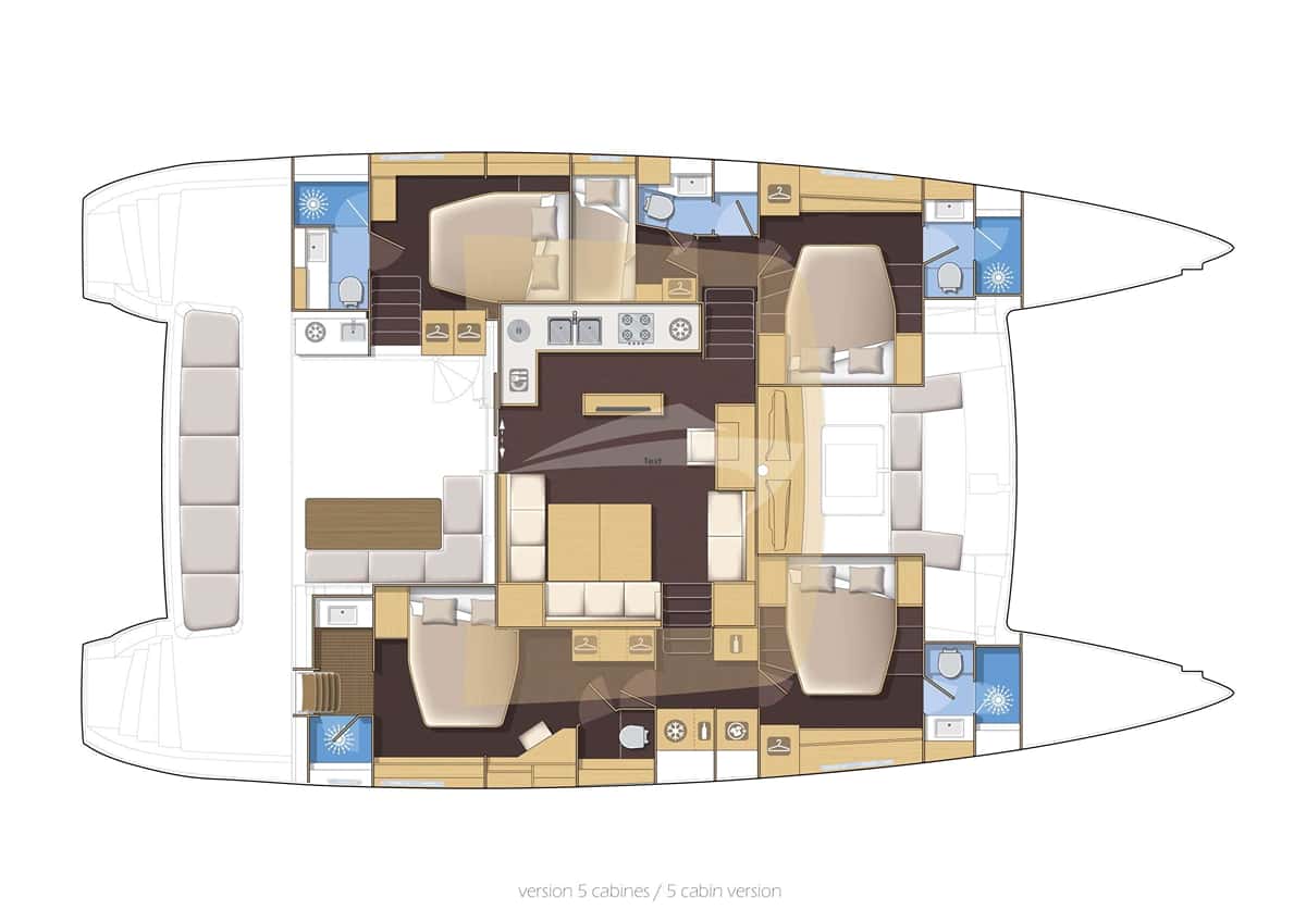 BLUEWINDS deck layout