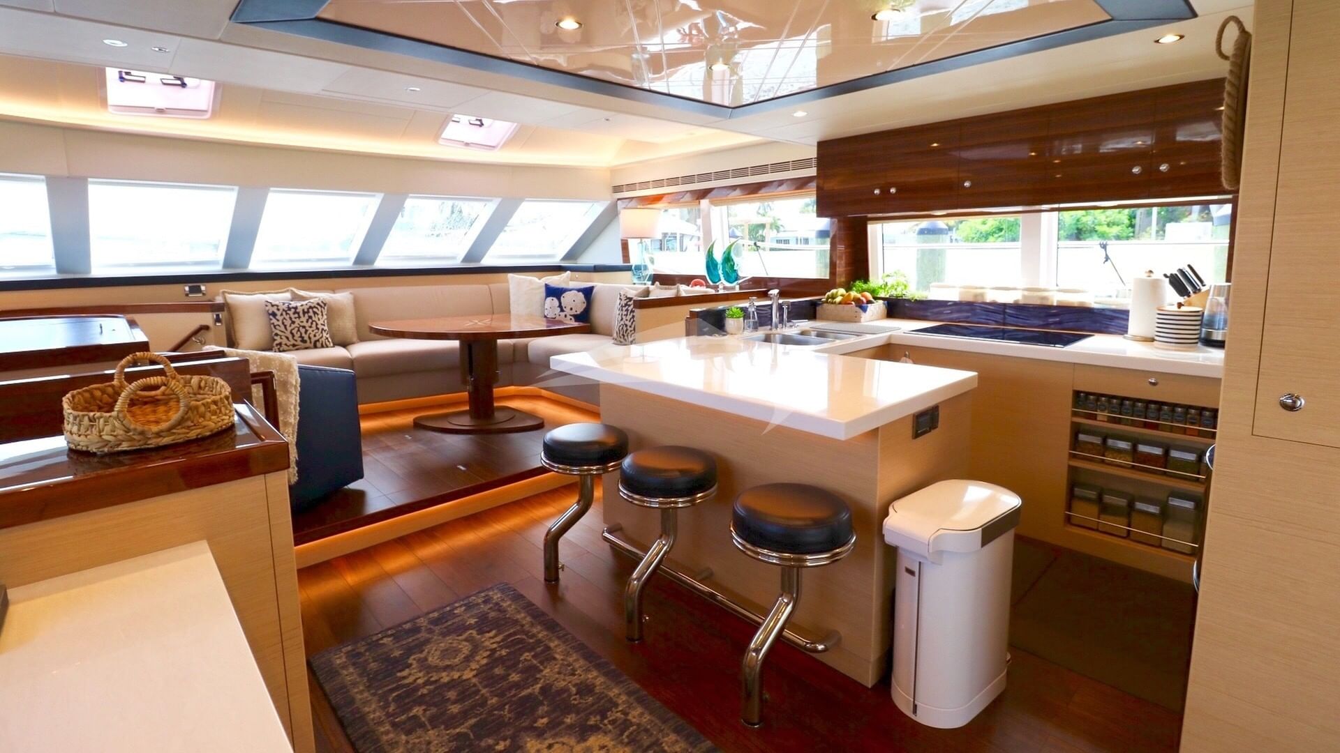 Saloon and Galley