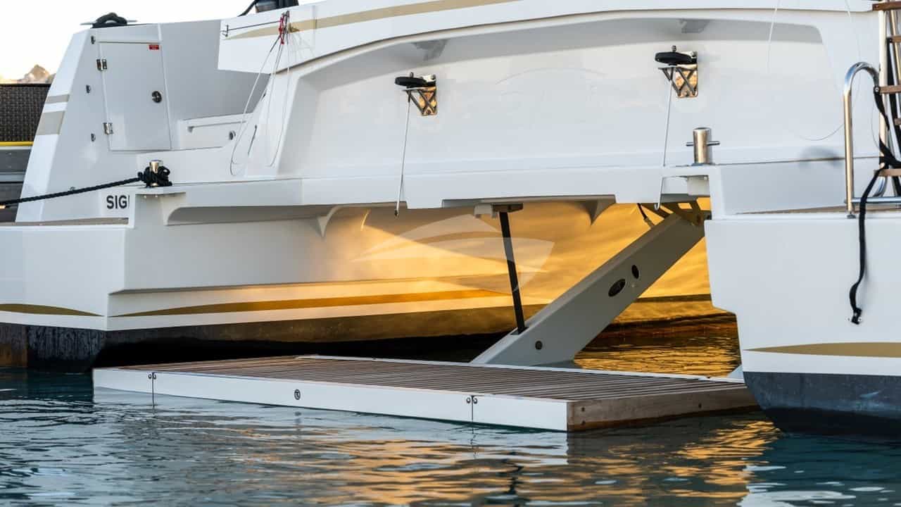 Platform on water