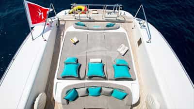 Aft deck area