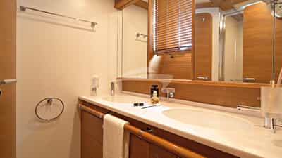Spacious bathrooms