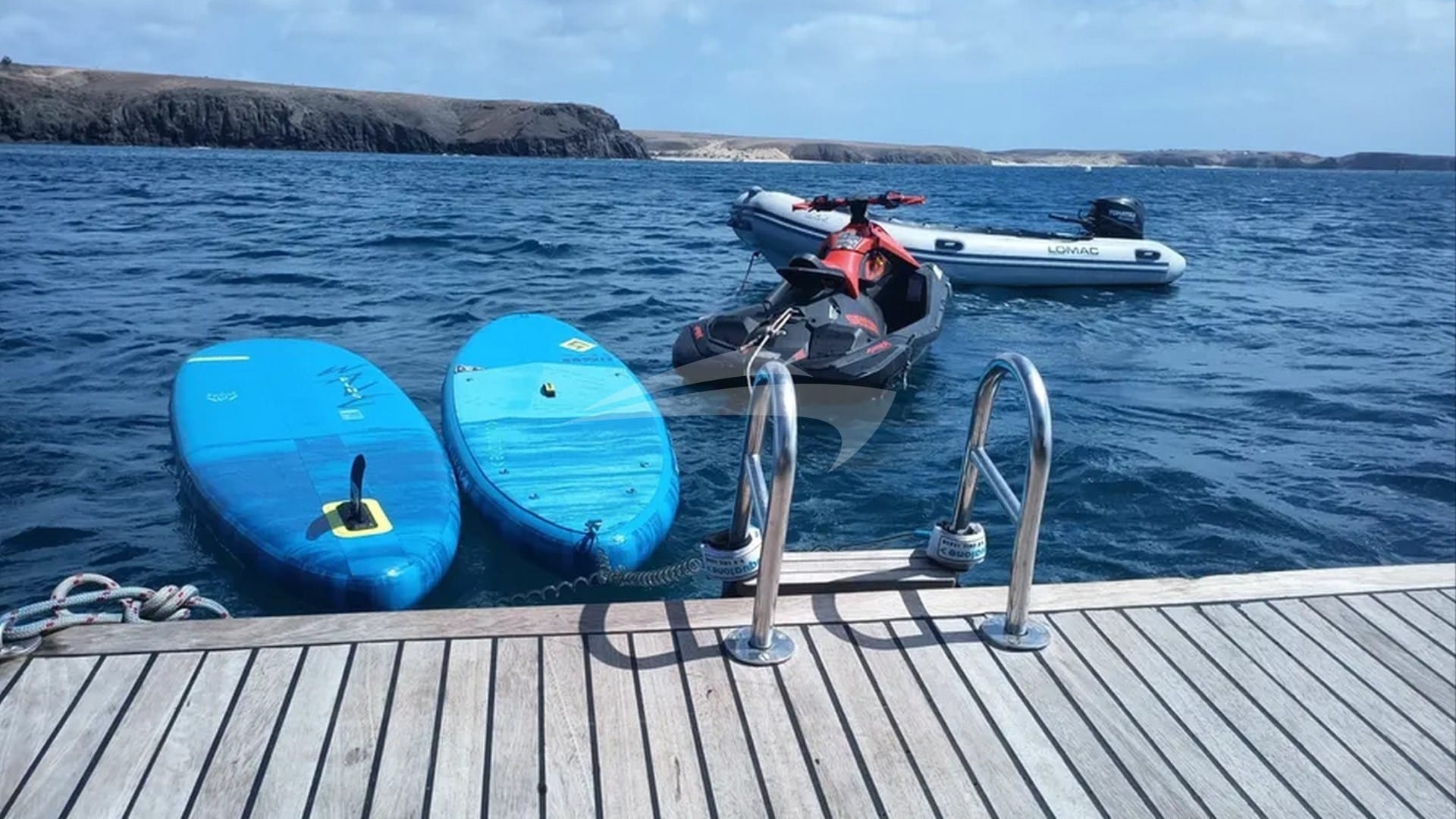 Swim Platform and Water Toys