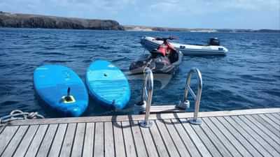 Swim Platform and Water Toys