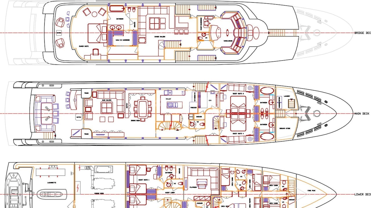 Yacht Layout
