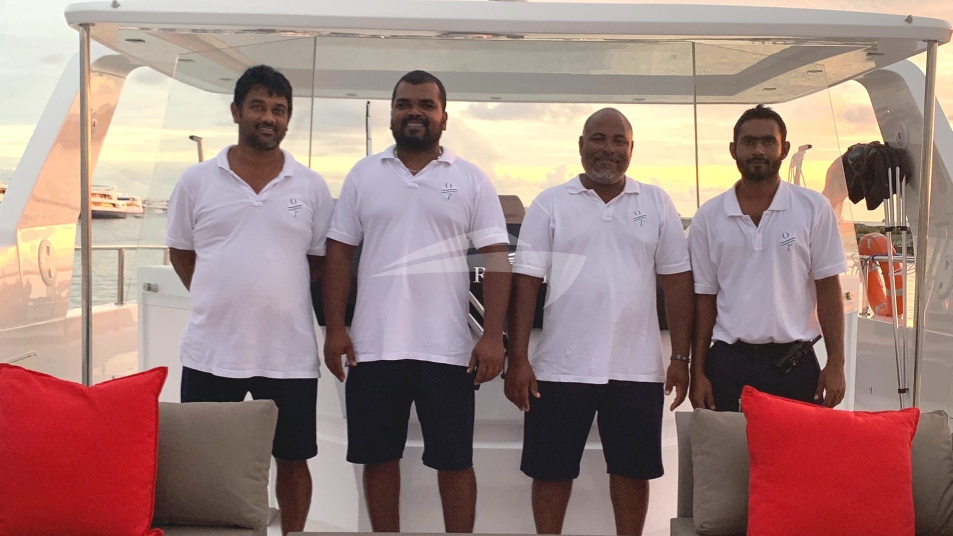 Luxury charter yacht crew for OVER REEF