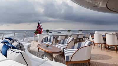 Outdoor seating area