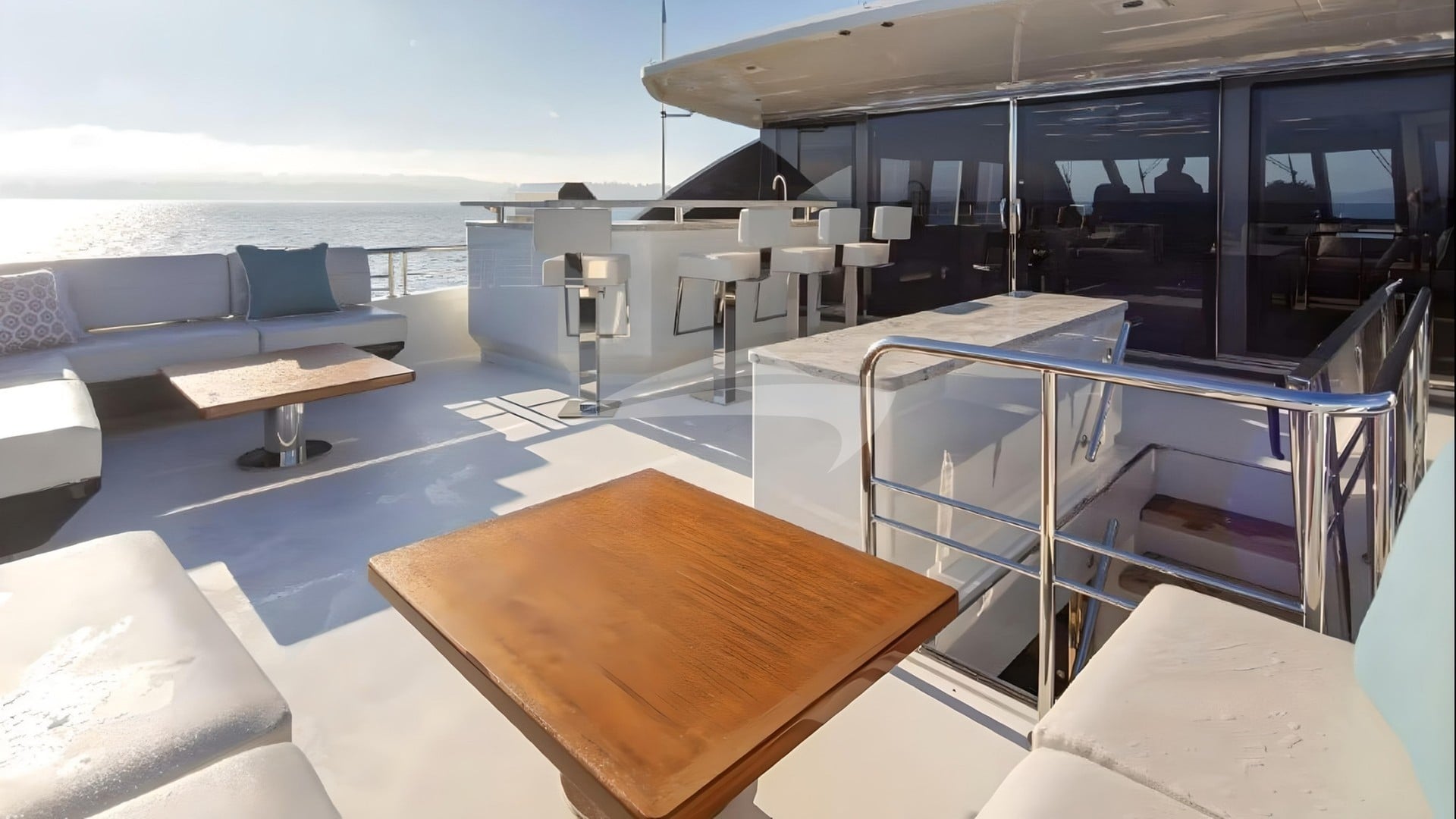Deck Seating and Bar