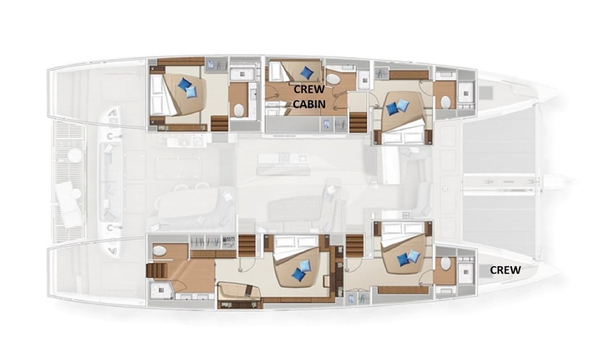 REVE BLEU Deck Plan