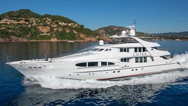 LUISA 48m motor yacht for charter