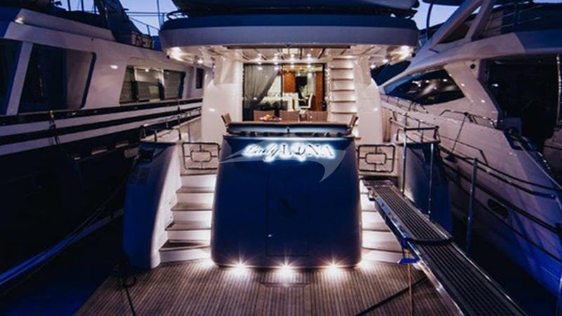 View of Aft at Night