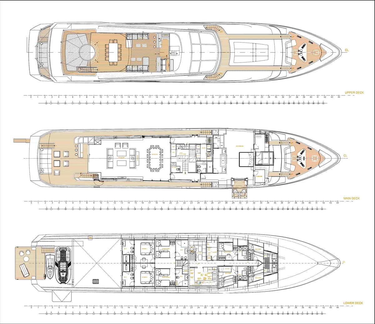 BLUE MOON deck layout
