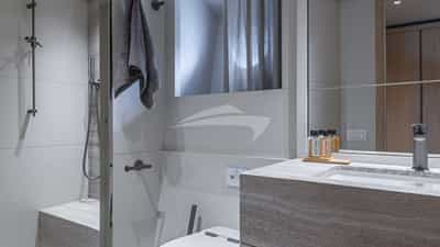 Twin bathroom