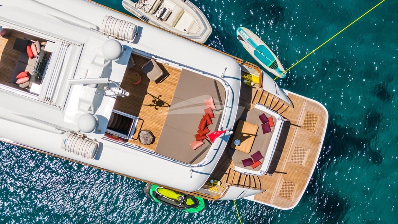 Swim platform from above