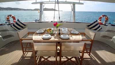 Outdoor Dining with a view!