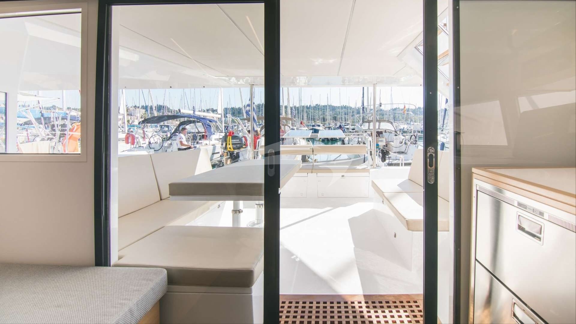 View of Aft Deck from Salon