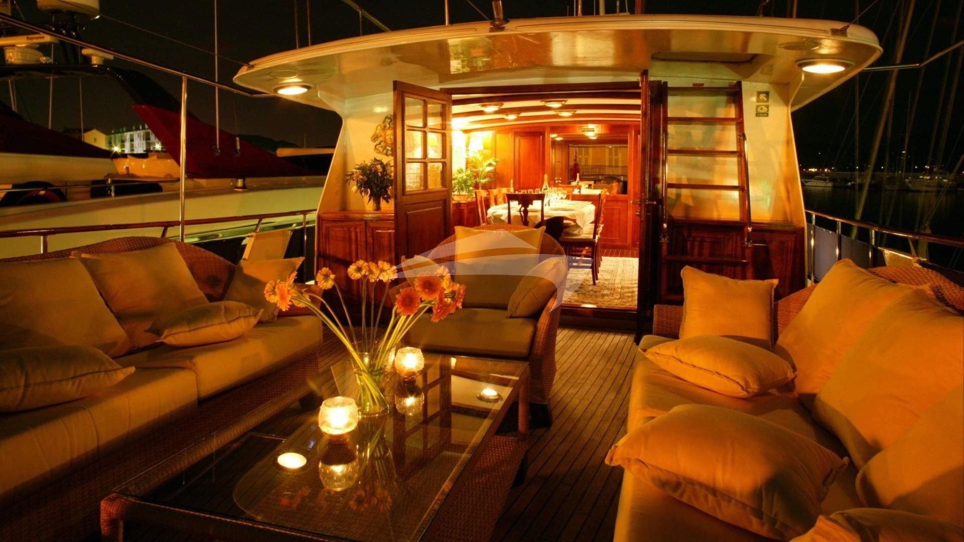 Aft Deck at Night