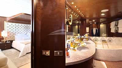 Master Stateroom and Bathroom