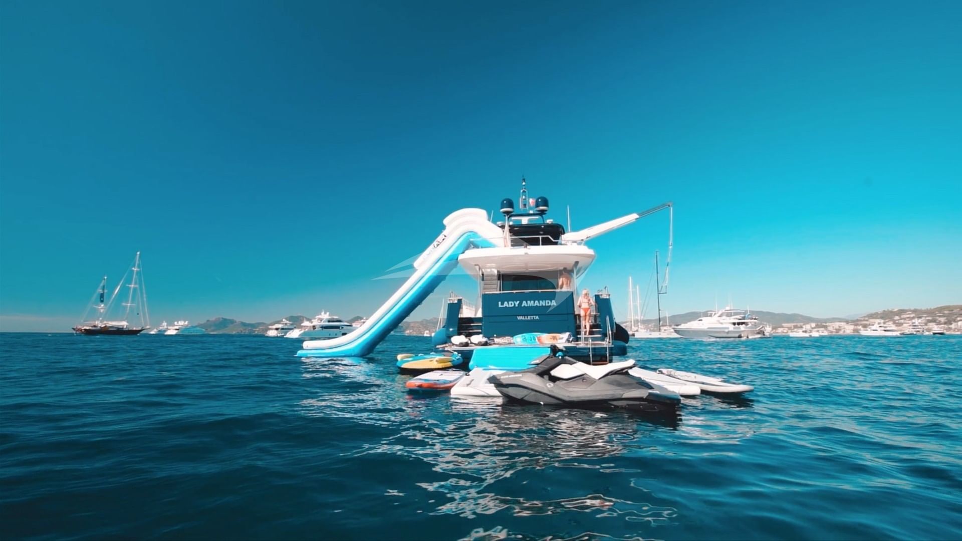 Water Slide and Toys