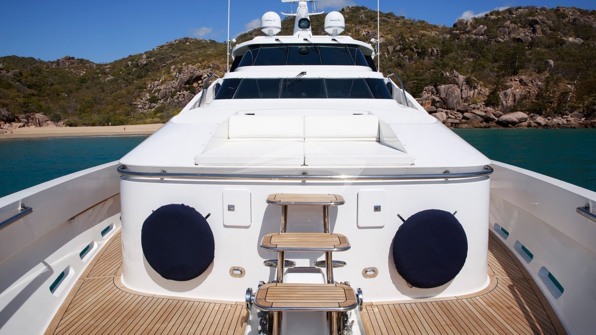 Deck Space and Sun Lounging Area