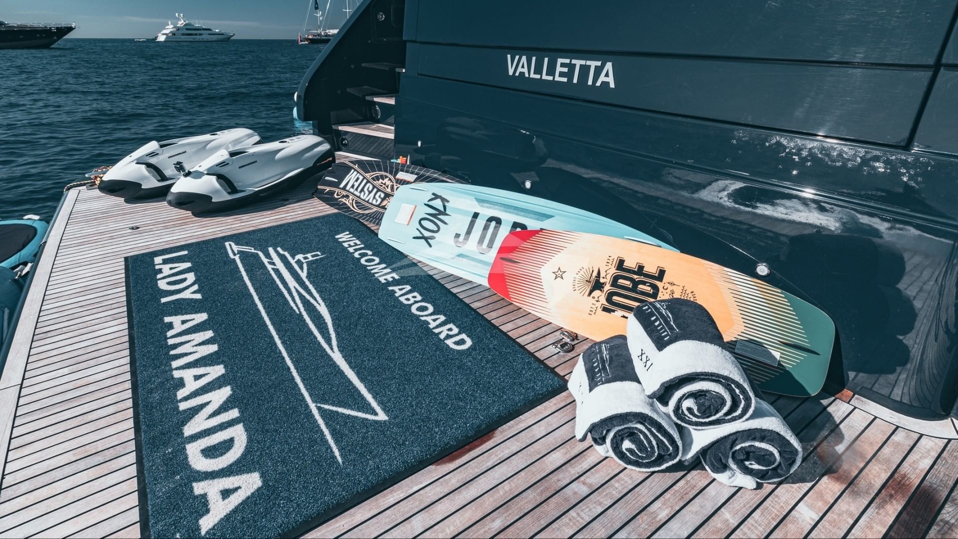 Swim Platform and Water Toys