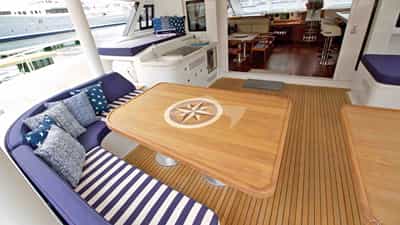 Aft Deck leading into Salon